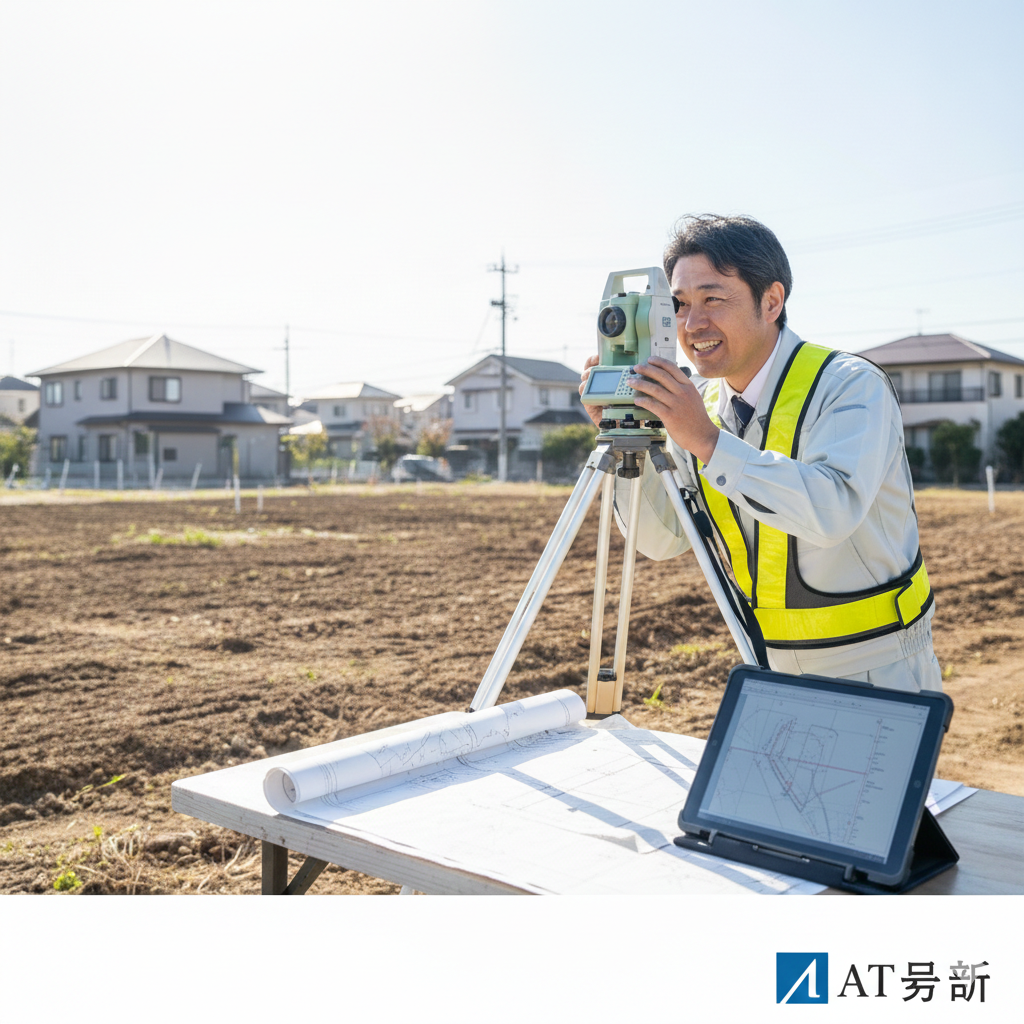 地積更正登記測量風景